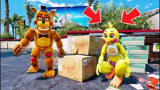 HARDEST FNAF HIDE N SEEK ANIMATRONIC EDITION GTA 5 Mods FNAF RedHatter [upl. by Leitao]