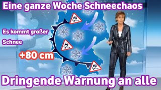 Wetter warnung Eine Woche mit großen Schneestürmen Zum ersten Mal in der Geschichte [upl. by Lletnom330]