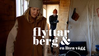 14 Vi flyttar berg  en liten vägg  Isolerar vinden med träfiberisolering pt 1 [upl. by Bergquist]