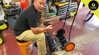 How to Modify Your Scotts Manual Reel Mower [upl. by Tlevesor529]