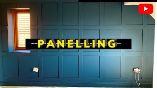 How To Install Wall Panelling In Your Home  DIY Board And Batten [upl. by Berget]