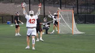 Fairfield Prep Lacrosse Defeats New Canaan 65 [upl. by Linet]