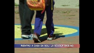 Rientro a casa da soli la scuola dice no [upl. by Rhys]