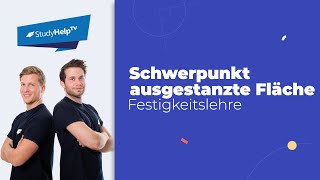 Schwerpunkt berechnen mit ausgestanzter Fläche Technische Mechanik StudyHelp [upl. by Norris]