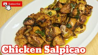 Chicken Salpicao  Cindys Cooking [upl. by Healion]