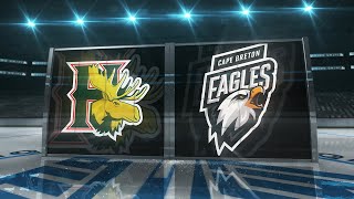 Highlights Game 37 Mooseheads  Cape Breton Dec 30th 2023 [upl. by Adihsar562]