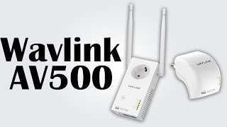 Wavlink AV500  Wireless network extender  Transmission up to 500Mbps  Plug and play [upl. by Emelda]