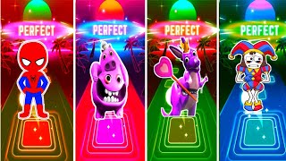 Spider Man 2D🆚CHEF PIGSTER🆚FAIRY URUROO KANGAROO🆚The Amazing Digital Circus💫Who is best [upl. by Lesslie76]