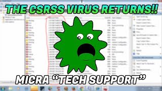 Tech Support Scam  I have the csrssexe virus  8885028305  wwwmicratechsupportcom [upl. by Frissell]