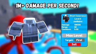 1MILLION DAMAGE PER SECOND in Toilet Tower Defense [upl. by Yellah]