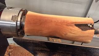 Manzanita wood turning [upl. by Katsuyama]