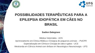 Palestra Purina Possibilidades Terapêuticas para Epilepsia Idiopática em cães no Brasil [upl. by Halludba407]