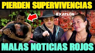 MALAS NOTICIAS PARA ROJOS  PIERDEN LAS SUPERVIVENCIAS EXATLON MEXICO [upl. by Naldo]