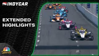 IndyCar EXTENDED HIGHLIGHTS Ontario Honda Dealers Indy Toronto  72124  Motorsports on NBC [upl. by Henke886]