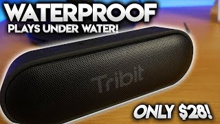 SPEAKER THAT PLAYS UNDERWATER Tribit Xsound Go Review [upl. by Unhsiv]