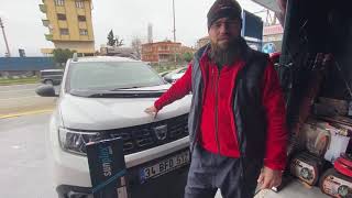 DACIA DUSTER 12 PARÇA DODİK  KAPUT RÜZGARLIGI  CAM RÜZGARLIĞI MONTAJ AŞAMASI [upl. by Herta]