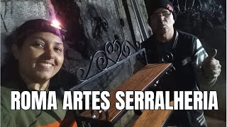 SERVIÇO DE SERRALHERIA  Prateleira Fácil de Fazer Serralheria Artesnal Artistica [upl. by Ydnec]