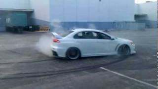 ISS Forged Mitsubishi Evo X Driftmov [upl. by Atiran]