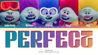 BroZone  Perfect Color Coded Lyrics Eng From Trolls Band Together [upl. by Leahcim]