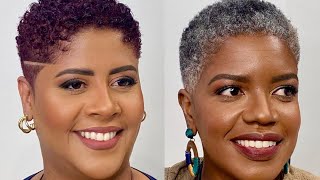 34 Captivating amp Newest Short Natural Haircuts for Black African AMERICAN Women Over 50 in 2024 [upl. by Modesty]