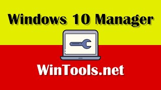 Optimization and Customization Apps WinToolsnet and Yamicsoft Windows 10 Manager [upl. by Ahsekel868]