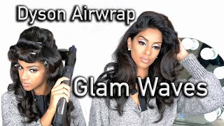 Glam Waves With the Dyson Airwrap  TUTORIAL  ARIBA PERVAIZ [upl. by Solon24]