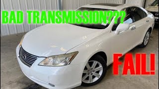 DEALER AUCTION FAIL Can I Fix This Lexus Transmission Lexus ES350 Part 1 [upl. by Nea615]