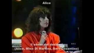 Alice  The Meaning of Desires il senso dei desideri with Lyrics and English Translation [upl. by Noelyn962]