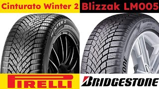 Pirelli Cinturato Winter 2 vs Bridgestone Blizzak LM005 [upl. by Baerman]