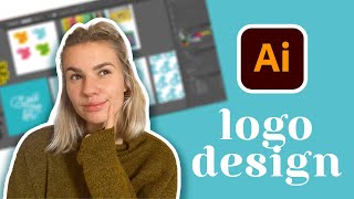 Watch Me Design A Logo From Scratch  Adobe Illustrator [upl. by Caputo]