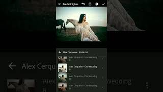 Presets Ensaios  Lightroom e Photoshop shorts [upl. by Notsuj]