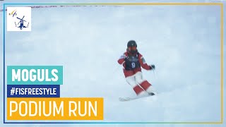 Kisara Sumiyoshi  Moguls  Deer Valley  3rd place  FIS Freestyle Skiing [upl. by Sanderson]