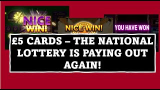 £5 cards  The National Lottery is feeling generous again [upl. by Lledrev]