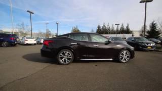 2017 Nissan Maxima Platinum  Bordeaux Black  HC403140  Kent  Tacoma [upl. by Sucramed]