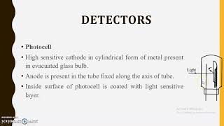 Detectors used in UV Spectrophotometer [upl. by Yauqaj]