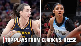 Caitlin Clark vs Angel Reese 🍿 Highlights from SkyFever  WNBA on ESPN [upl. by Enidlareg]