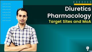 Diuretic Drugs Pharmacology Part 1 Target Site and Mechanism of Action of Diuretics [upl. by Ettenot]