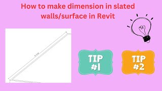 How do you make an angled dimension in Revit [upl. by Ledua12]