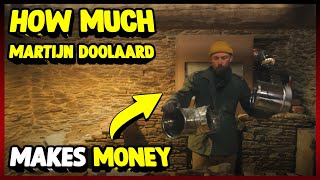 How Much Martijn Doolaard Makes Money On YouTube 2023 [upl. by Einnor]