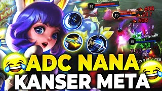 DOSTA KORKU DÜŞMANA GÜVEN ADC NANA  Mobile Legends [upl. by Rehpatsirhc959]