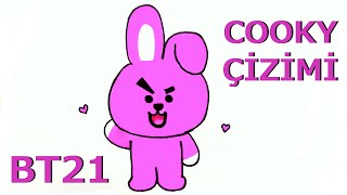 BT21 Karakterlerinden COOKY Ã‡izimi  BT21 Ã‡izimleri  BTS Ã‡izimleri  BTS Jungkook [upl. by Locke]