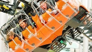 Flamingo Land Hero roller coaster POV 1080p HD [upl. by Connie]