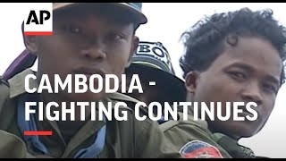 Cambodia  Fighting continues [upl. by Enelehcim]