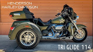 2022 HarleyDavidson Tri Glide Ultra GI Enthusiast Collection  Bike of the Week [upl. by Aihsekal]