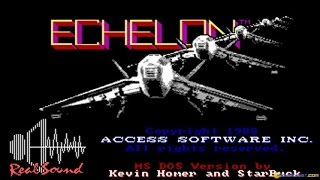 Echelon gameplay PC Game 1987 [upl. by Amitaf]