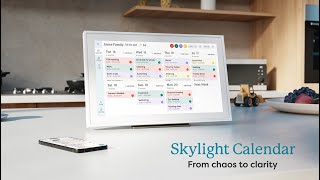 Skylight Calendar  The smart touchscreen calendar amp organizer making family life more manageable [upl. by Roselani]