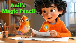 Anils Magic Pencil Story for Kids  Moral Stories for Kids  English Stories  Kids Stories [upl. by Aivon]