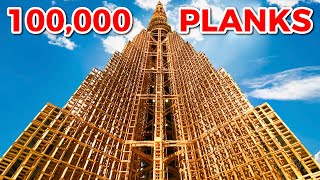 WORLD RECORD Kapla Tower Collapse BREATHTAKING [upl. by Drallim874]