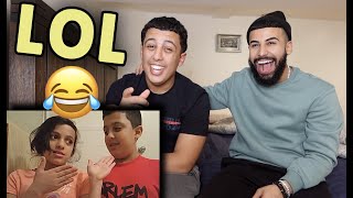 REACTING TO MY OLD CRINGEY VIDEOS WITH HAILA FT ADAM SALEH [upl. by Eiramanig]