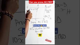 Corresponding Anglestransversalsandparallellinesproofparallellinesmathstricks math maths [upl. by Sidalg]